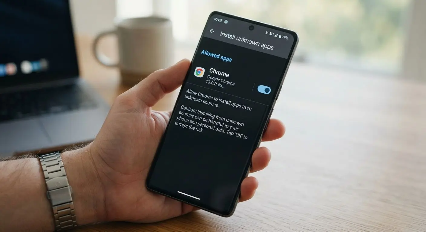 Android APK installation settings for Betxchange app