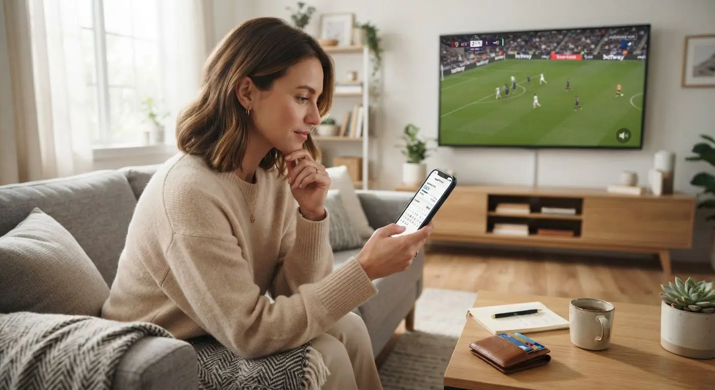 Responsible play concept with budget control and mobile account safety