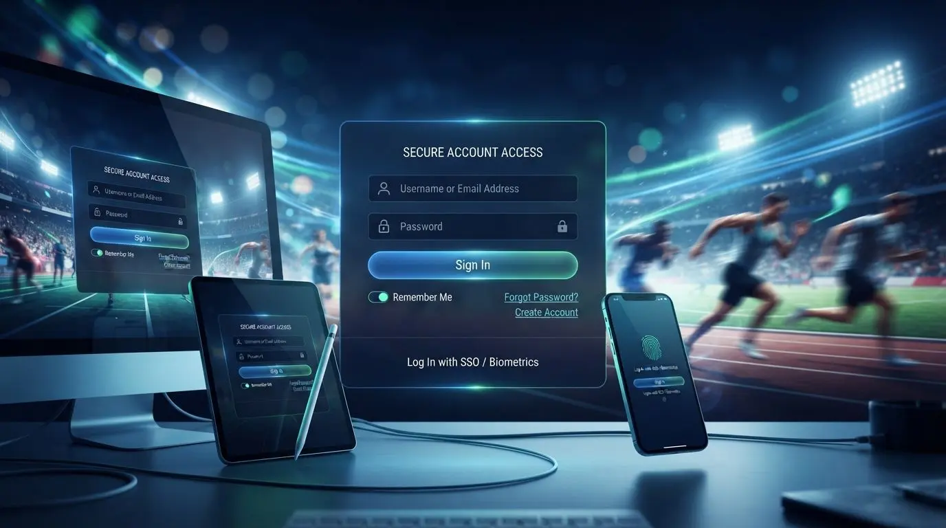 BetXchange login banner with desktop, tablet and mobile account access screens