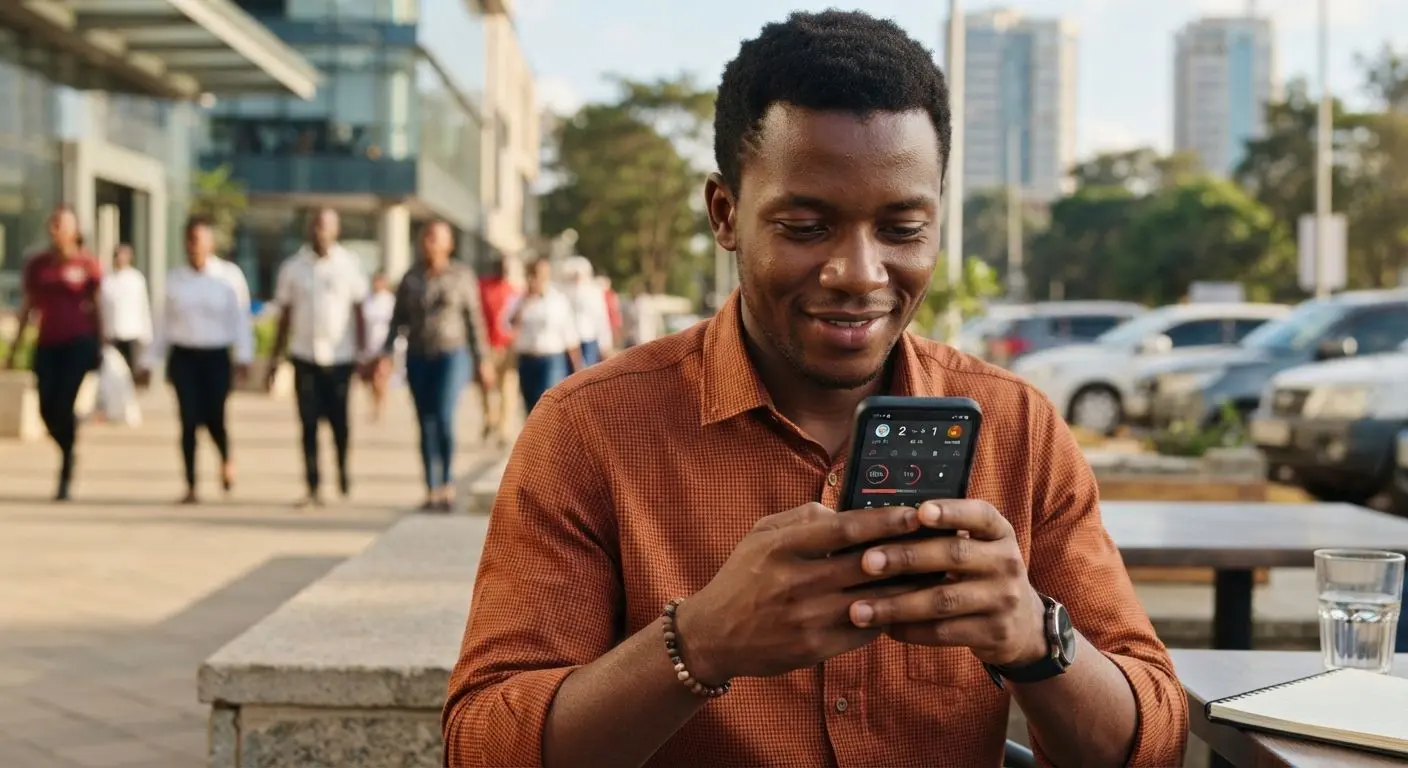 Mobile sports platform use on smartphone in Cameroon context