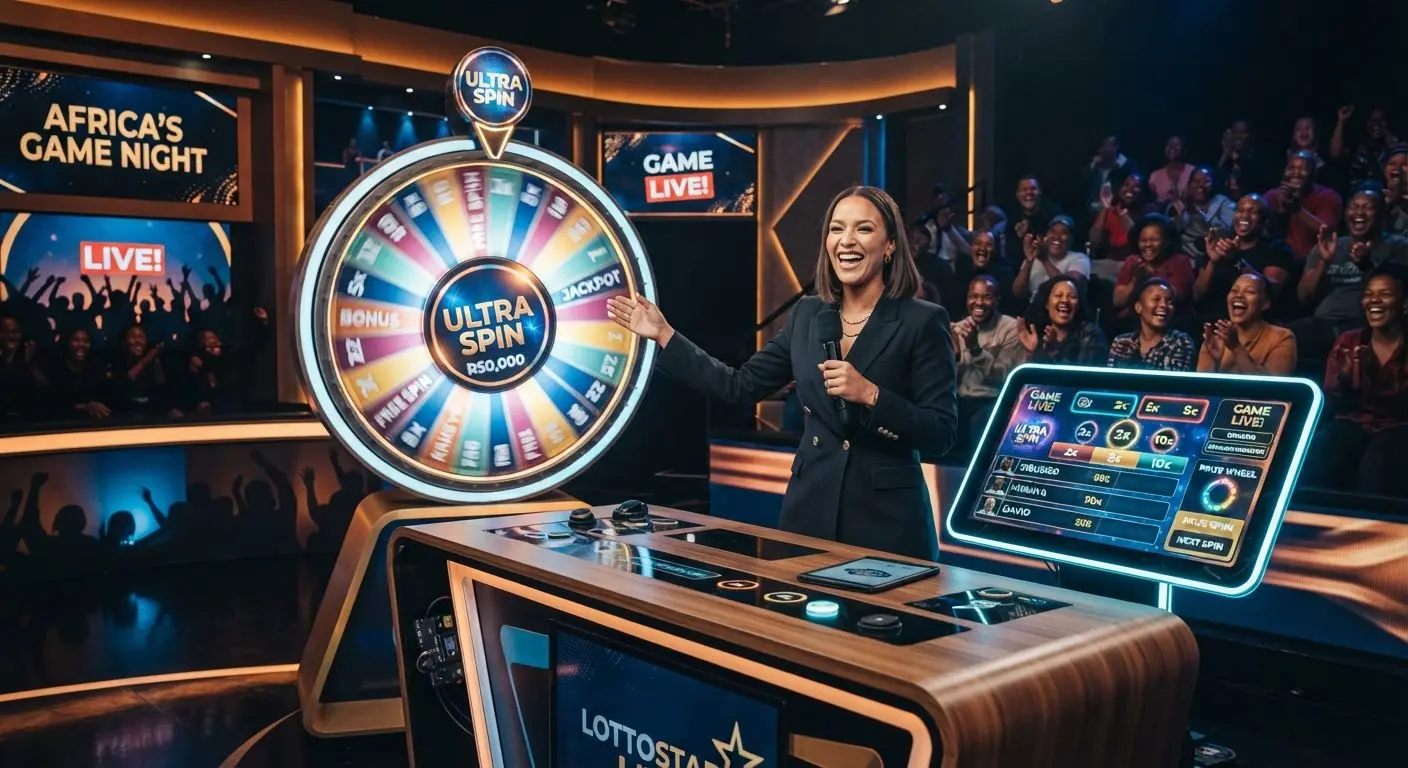 Live game studio with wheel and betting panel on BetX