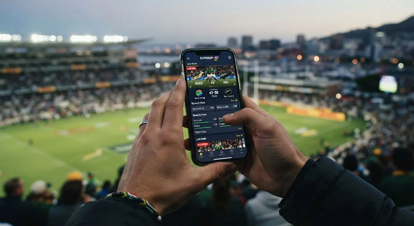Mobile BetX Live interface on smartphone in South Africa