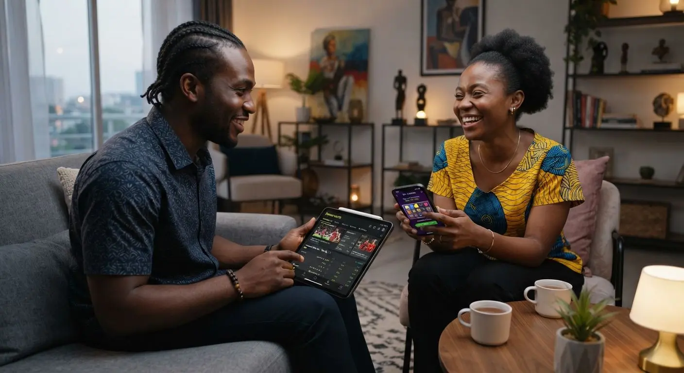 Tanzanian users enjoying sports and game content on BetX